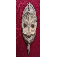 Geestmasker uit Korogo, Sepik (centraal), Papoea-Nieuw-Guinea